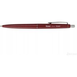 Długopis automatyczny ASYSTENT bordowy wkład niebieski 1mm TO-031 TOMA