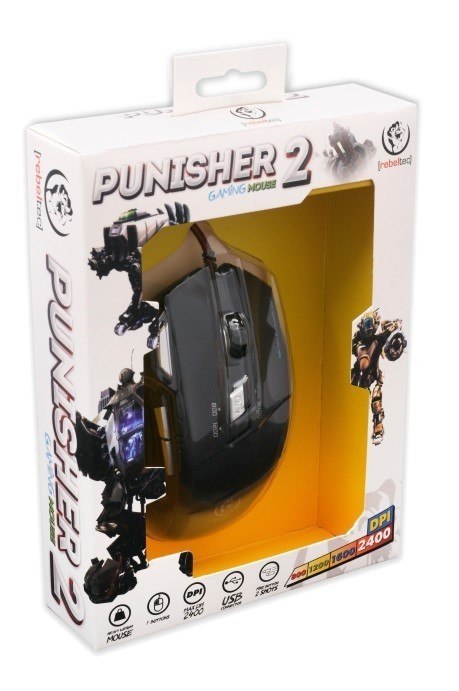 Gamingowa mysz optyczna USB PUNISHER 2 Gamingowa mysz optyczna USB PUNISHER 2