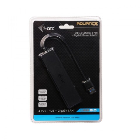 USB 3.0 Slim HUB 3 Port + Gigabit Ethernet 10/100/1000 USB 3.0 Slim HUB 3 Port + Gigabit Ethernet 10/100/1000