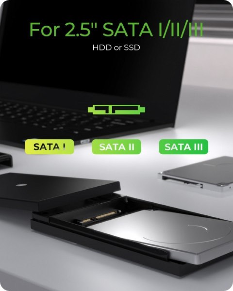 Obudowa IB-200T-C3 2,5 SATA USB 3.2 Gen.1 Obudowa IB-200T-C3 2,5 SATA USB 3.2 Gen.1