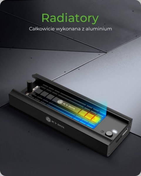 Stacja dokująca IB-180MC-C31 M.2 NVMe&SATA Docking, USB 3.2 (Gen2) Type-C, Aluminium Stacja dokująca IB-180MC-C31 M.2 NVMe&SATA Docking, USB 3.2 (Gen2) Type-C, Aluminium