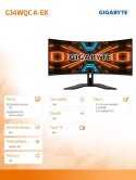 Monitor 34 cali G34WQC A-EK 1ms/QHD/HDMI/12mln:1/USB