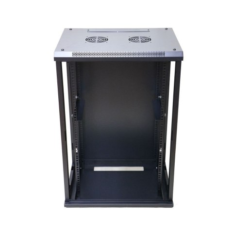 Szafa rack 18U 600x600mm czarna wisząca Szafa rack 18U 600x600mm czarna wisząca