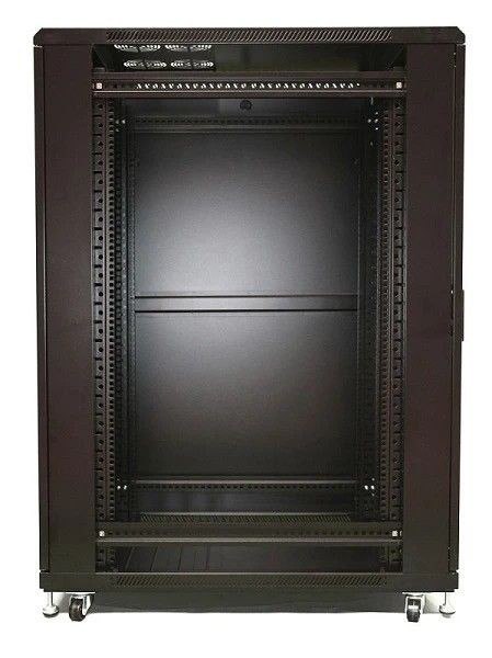 Szafa rack 27U 600x1000mm czarna stojąca Szafa rack 27U 600x1000mm czarna stojąca