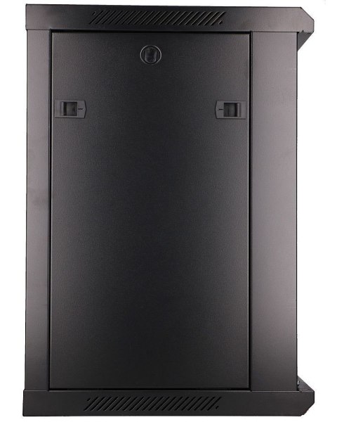 Szafka wisząca rack 12U 600x450 czarna szklane drzwi Szafka wisząca rack 12U 600x450 czarna szklane drzwi