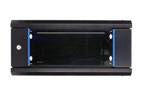 Szafka wisząca rack 4U 600x450 czarna szklane drzwi Szafka wisząca rack 4U 600x450 czarna szklane drzwi