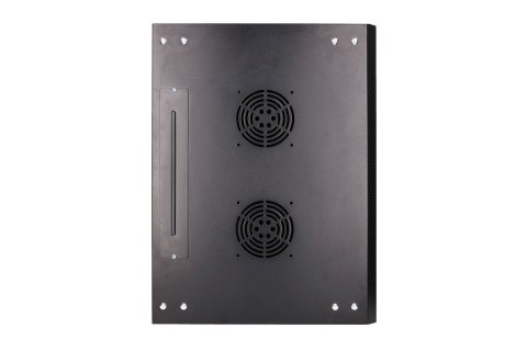 Szafka wisząca rack 4U 600x450 czarna szklane drzwi Szafka wisząca rack 4U 600x450 czarna szklane drzwi