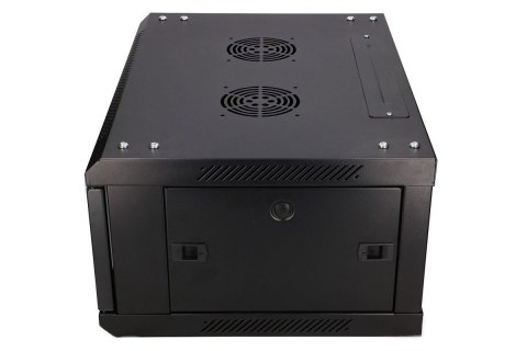 Szafka wisząca rack 4U 600x450 czarna szklane drzwi Szafka wisząca rack 4U 600x450 czarna szklane drzwi