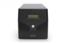 Zasilacz awaryjny UPS Line-Ineractive LCD, 2000VA/1200W, 2x12V/9Ah, AVR, 4xSCHUKO, USB, RS232, RJ45