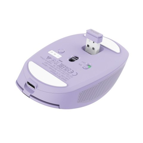 Bezprzewodowa mysz OZAA Compact Fioletowa Bezprzewodowa mysz OZAA Compact Fioletowa