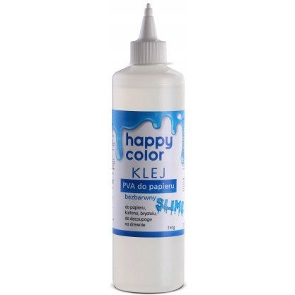 Klej do papieru PVA butelka 250gram HA 3430 0250 HAPPY COLOR Klej do papieru PVA butelka 250gram HA 3430 0250 HAPPY COLOR