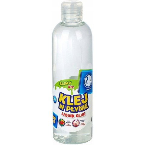 Klej szkolny w płynie transparentny 250ml 401118005 ASTRA Klej szkolny w płynie transparentny 250ml 401118005 ASTRA