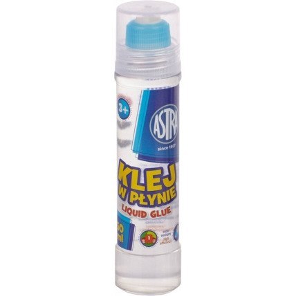 Klej szkolny w płynie transparentny Liquid Glue 50ml 401117001 ASTRA Klej szkolny w płynie transparentny Liquid Glue 50ml 401117001 ASTRA