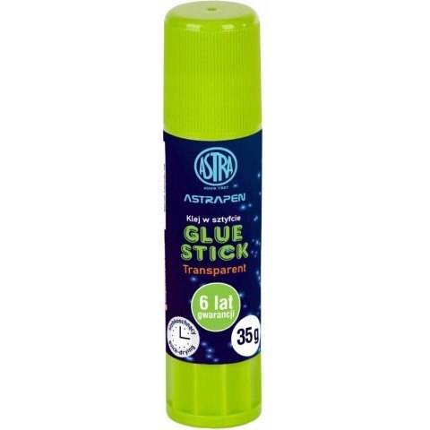 Klej szkolny w sztyfcie Glue Stick transparentny 35g. 401120007 ASTRA Klej szkolny w sztyfcie Glue Stick transparentny 35g. 401120007 ASTRA