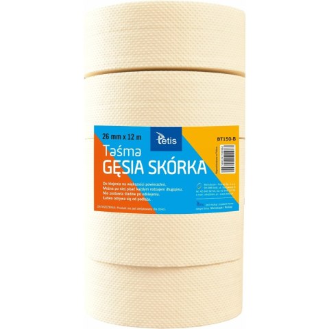 Taśma GĘSIA SKÓRKA 26mm x 12m BT150-B TETIS Taśma GĘSIA SKÓRKA 26mm x 12m BT150-B TETIS