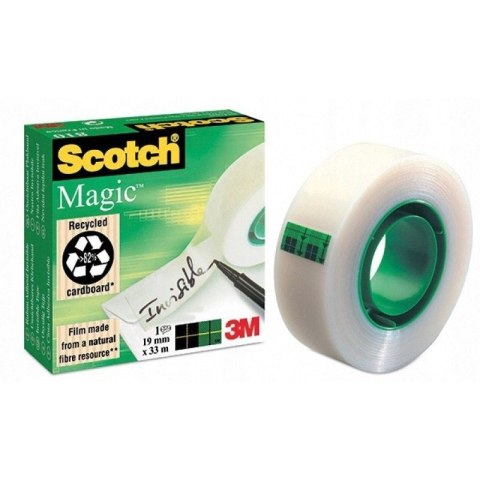 Taśma biurowa SCOTCH MAGIC 810 matowa 19x33m w pudełku 3M 810 70005242196 Taśma biurowa SCOTCH MAGIC 810 matowa 19x33m w pudełku 3M 810 70005242196