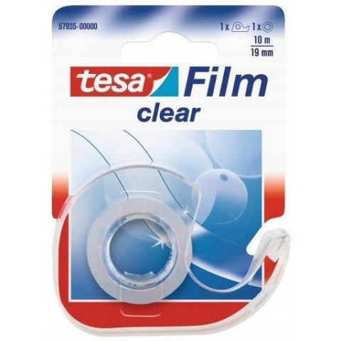 Taśma biurowa TESAfilm Clear 10m X19mm +Dyspenser 57935-00000-01 TS Taśma biurowa TESAfilm Clear 10m X19mm +Dyspenser 57935-00000-01 TS