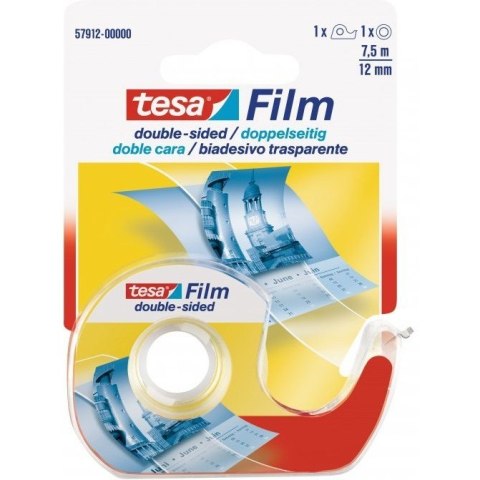 Taśma biurowa TESAfilm Dwustronna 7.5m x12mm 57912-00000-01 Taśma biurowa TESAfilm Dwustronna 7.5m x12mm 57912-00000-01