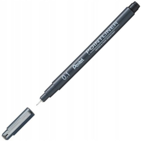 Cienkopis POINTLINER 0,1mm czarny S20P-1A PENTEL Cienkopis POINTLINER 0,1mm czarny S20P-1A PENTEL