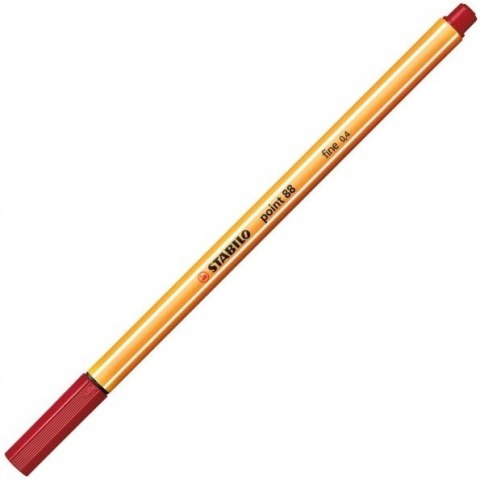 Cienkopis STABILO point 88/50 0.4mm ciemna czerwień Cienkopis STABILO point 88/50 0.4mm ciemna czerwień