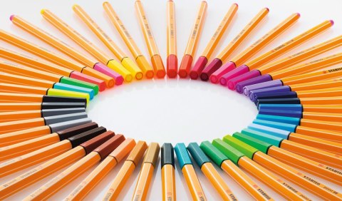 Cienkopis STABILO point 88/6 0.4mm zestaw 6szt. w plastikowym etui Cienkopis STABILO point 88/6 0.4mm zestaw 6szt. w plastikowym etui