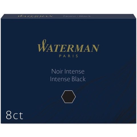 Naboje WATERMAN (8szt.) czarne S0110850 Naboje WATERMAN (8szt.) czarne S0110850