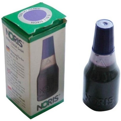 Tusz NORIS 110S 25ml fioletowy wodny do znakowania papieru NO110SFI/10 Tusz NORIS 110S 25ml fioletowy wodny do znakowania papieru NO110SFI/10
