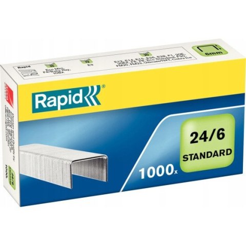 Zszywki 24/6 Standard (1000szt.) 24855600 RAPID Zszywki 24/6 Standard (1000szt.) 24855600 RAPID