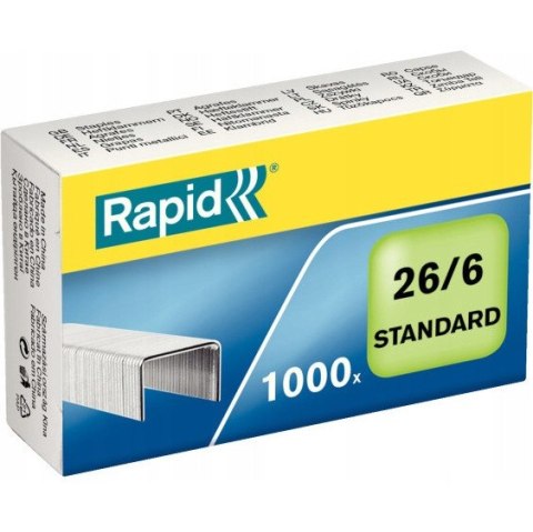 Zszywki 26/6 Standard (1000szt) 24861300 RAPID Zszywki 26/6 Standard (1000szt) 24861300 RAPID