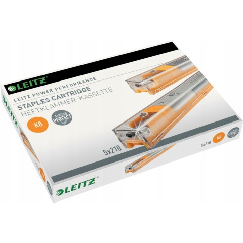 Zszywki K8 do zszywacza kasetowego 5551 i 5550 26/80 LEITZ Zszywki K8 do zszywacza kasetowego 5551 i 5550 26/80 LEITZ