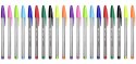 Długopis CRISTAL MULTI COLOR mix (op20 szt.) folia 942049 BIC