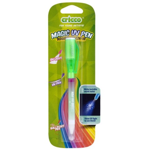 Długopis magiczny CRICCO INVISIBLE UV1 na blistrze CR275 Długopis magiczny CRICCO INVISIBLE UV1 na blistrze CR275