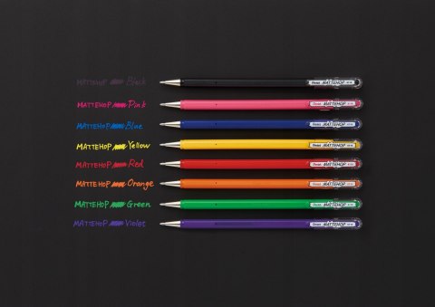Długopis żelowy MATTEHOP 1,0mm (4 szt.) K110V-ST4FGPVPL PENTEL Długopis żelowy MATTEHOP 1,0mm (4 szt.) K110V-ST4FGPVPL PENTEL