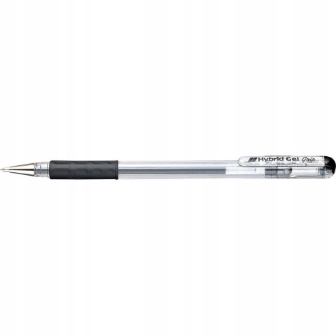 Pióro żelowe PENTEL K116 czarny z gumowym uchwytem Hybrid Gel Grip Pióro żelowe PENTEL K116 czarny z gumowym uchwytem Hybrid Gel Grip