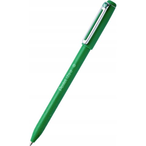 Długopis olejowy z nasadką IZEE BX457-D zielony PENTEL Długopis olejowy z nasadką IZEE BX457-D zielony PENTEL