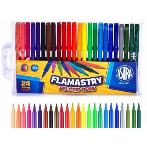 Flamastry 24 kolory 314107003 ASTRA Flamastry 24 kolory 314107003 ASTRA