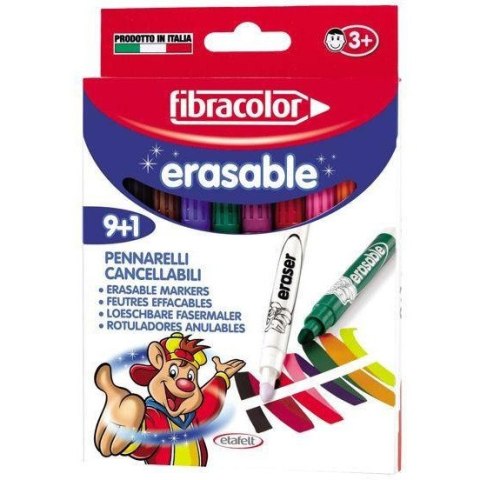Flamastry wymazywalne MAGIC 9+1 FIBRACOLOR 580MA10P Flamastry wymazywalne MAGIC 9+1 FIBRACOLOR 580MA10P