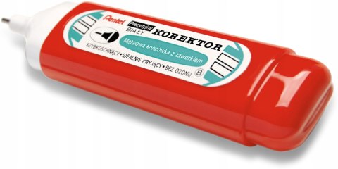 Korektor w piórze PENTEL ZLC31 12ml metalowa końcówka płaski Korektor w piórze PENTEL ZLC31 12ml metalowa końcówka płaski