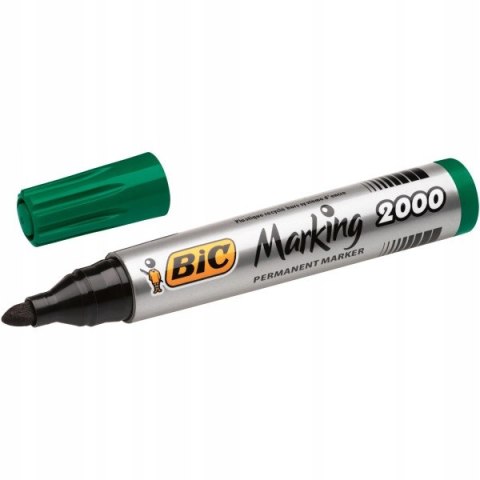 Marker BIC permanentny ECO 2000 mix 4 kolorów okrągła końcówka 8209112 Marker BIC permanentny ECO 2000 mix 4 kolorów okrągła końcówka 8209112