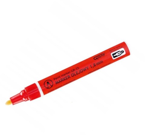 Marker olejowy GR-25 czerwony GRAND Marker olejowy GR-25 czerwony GRAND
