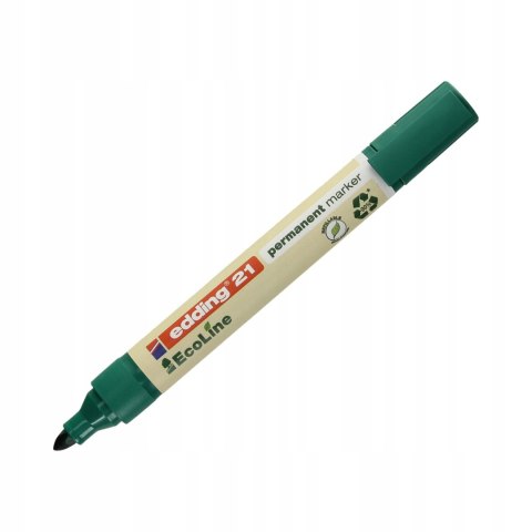 Marker permanentny ekologiczny okrągła końcówka zielony 21/004/ZI ED EDDING Marker permanentny ekologiczny okrągła końcówka zielony 21/004/ZI ED EDDING