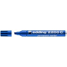 Marker pernamentny 2200/003 ścięty niebieski EDDING