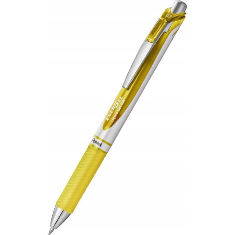 Pióro kulkowe ENERGEL BL77 żółte 0,7mm PENTEL Pióro kulkowe ENERGEL BL77 żółte 0,7mm PENTEL