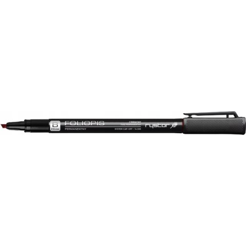 Foliopis permanentny RYSTOR FB-25 2.5mm czerwony 442-001 Foliopis permanentny RYSTOR FB-25 2.5mm czerwony 442-001