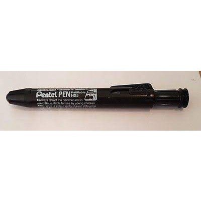 Marker permanentny czarny z systemem przyciskowym NX5A PENTEL Marker permanentny czarny z systemem przyciskowym NX5A PENTEL