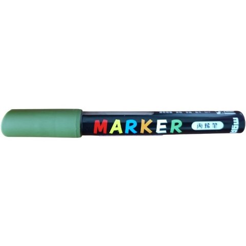 Marker akrylowy 1-2 mm zielony oliwkowy MG ZPLN6570-56 Marker akrylowy 1-2 mm zielony oliwkowy MG ZPLN6570-56