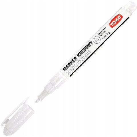 Marker kredowy 1.5mm biały TO-293 TOMA Marker kredowy 1.5mm biały TO-293 TOMA