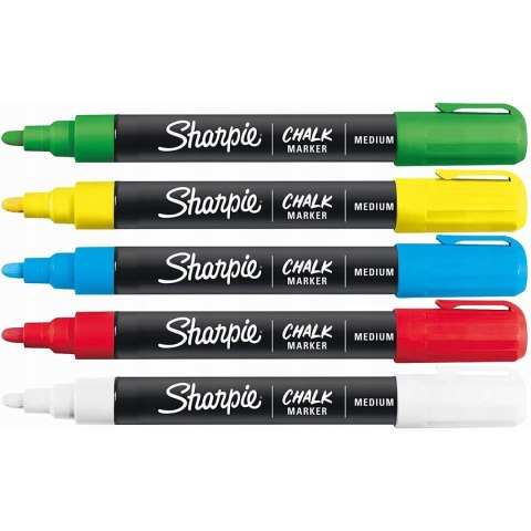 Marker kredowy 5 kol. SHARPIE 2157733 Marker kredowy 5 kol. SHARPIE 2157733