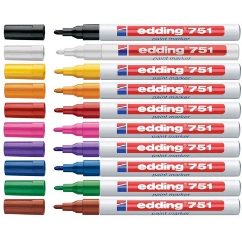 Marker lakierowy 1-2mm 751 złoty okrągła końcówka 751/053/ZL EDDING Marker lakierowy 1-2mm 751 złoty okrągła końcówka 751/053/ZL EDDING