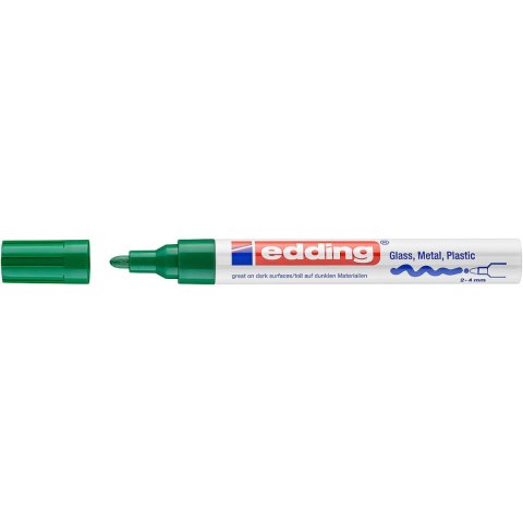 Marker lakierowy 2-4mm 750 zielony okrągła końcówka 750/004/ZI EDDING Marker lakierowy 2-4mm 750 zielony okrągła końcówka 750/004/ZI EDDING